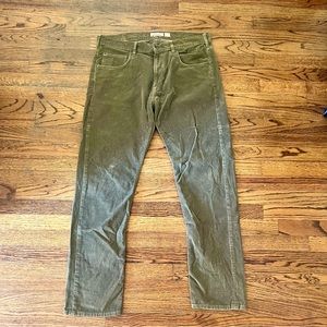 Patagonia Iron Clad Men’s Organic Cotton Corduroy Straight Pants Size 35x32